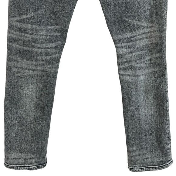 Pilcro and the Letterpress SZ 27 Slim Boyfriend Jeans Mid-Rise Distressed Black - Picture 6 of 12